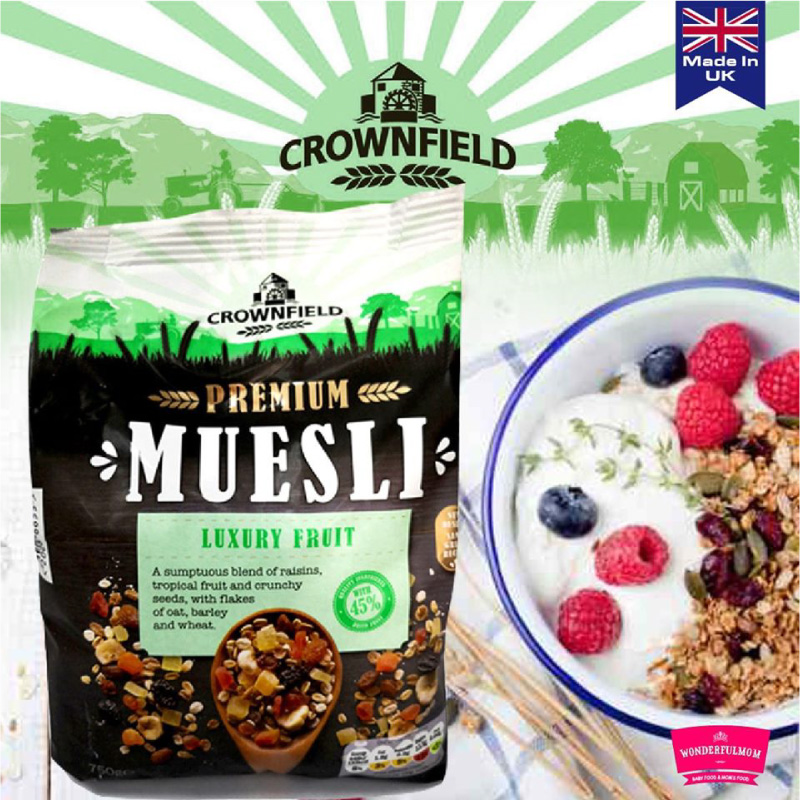 Crownfield Premium Luxury Fruit Muesli Wonderfulmom Lk