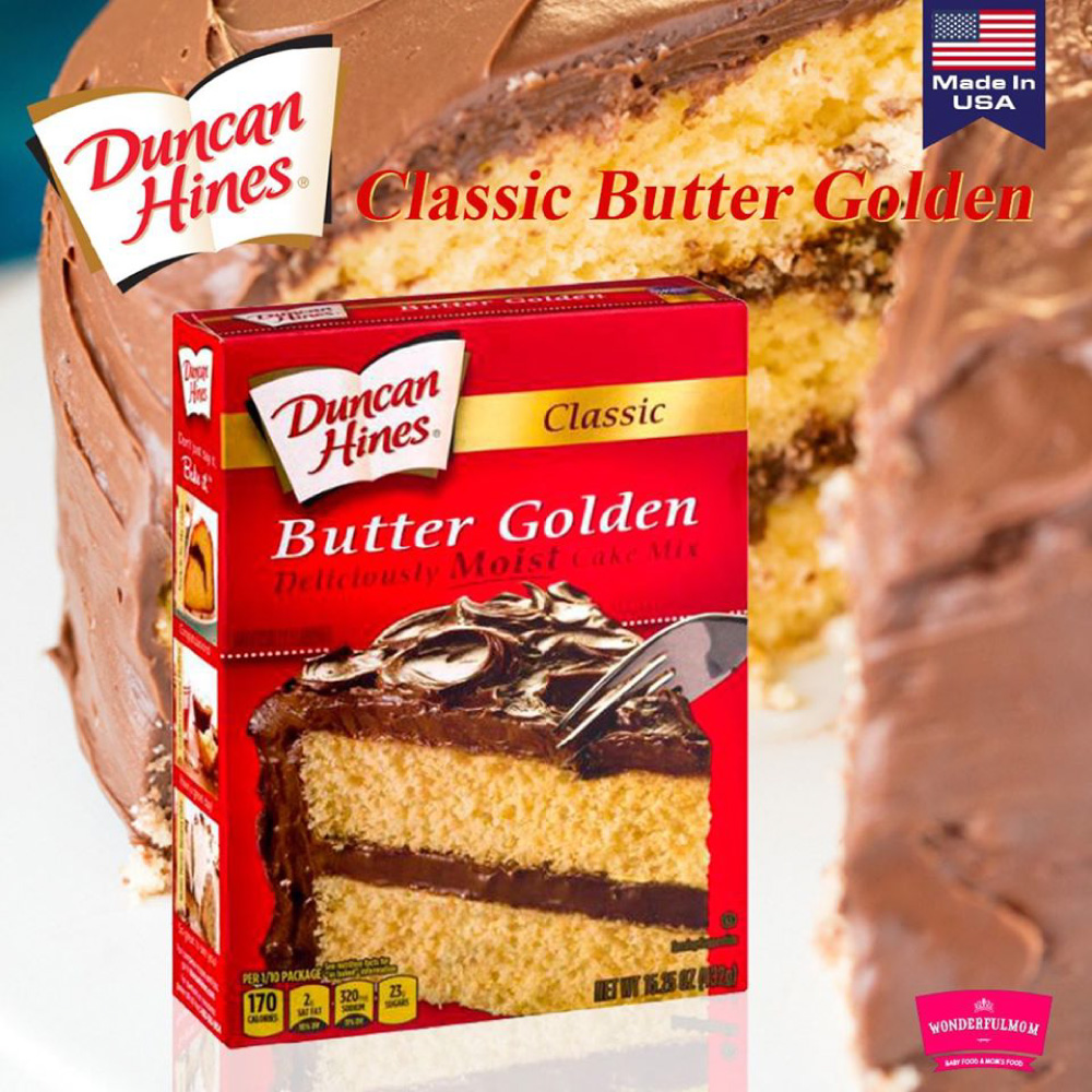 Duncan Hines, Classic Butter Golden Cake Mix Wonderfulmom.lk