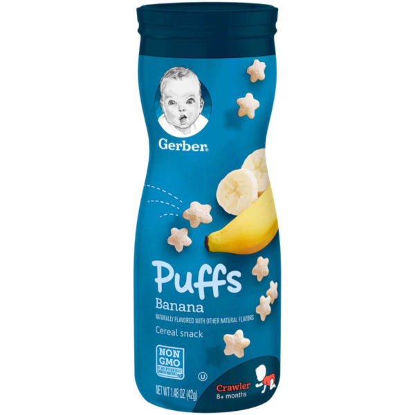 Gerber, Puffs, Cereal Snack, Banana – Wonderfulmom.lk