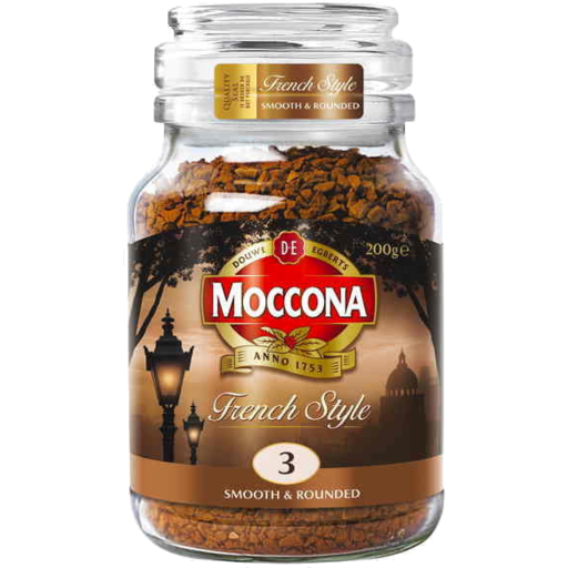 Moccona, French Style Smooth & Rounded Instant Coffee
