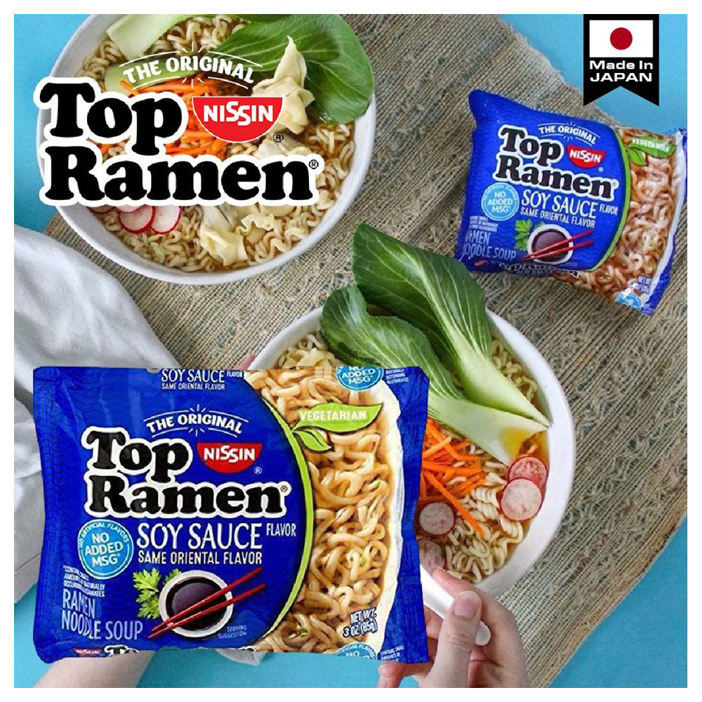 Nissin Top Ramen Soy Sauce Flavor Wonderfulmomlk