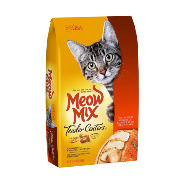 Meow Mix, Tender Centers, Salmon & White Meat Chicken Flavors ...