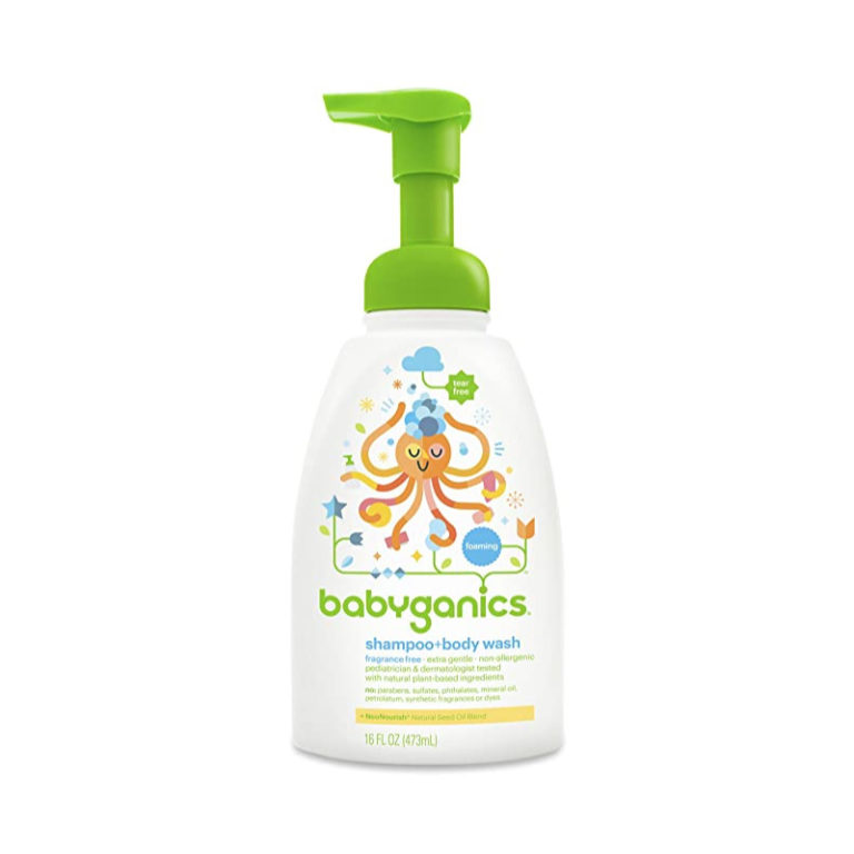 Babyganics, Foaming Shampoo and Body Wash, Fragrance Free – Wonderfulmom.lk