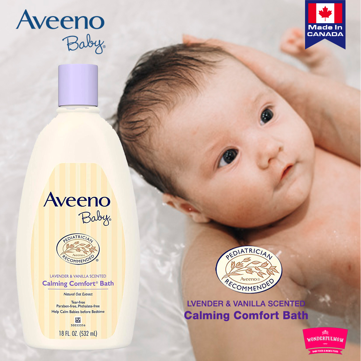 Aveeno Baby Calming Comfort Bath 236ml