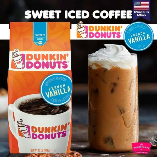 Dunkin' Donuts French Vanilla Ground Coffee 340g Wonderfulmom.lk