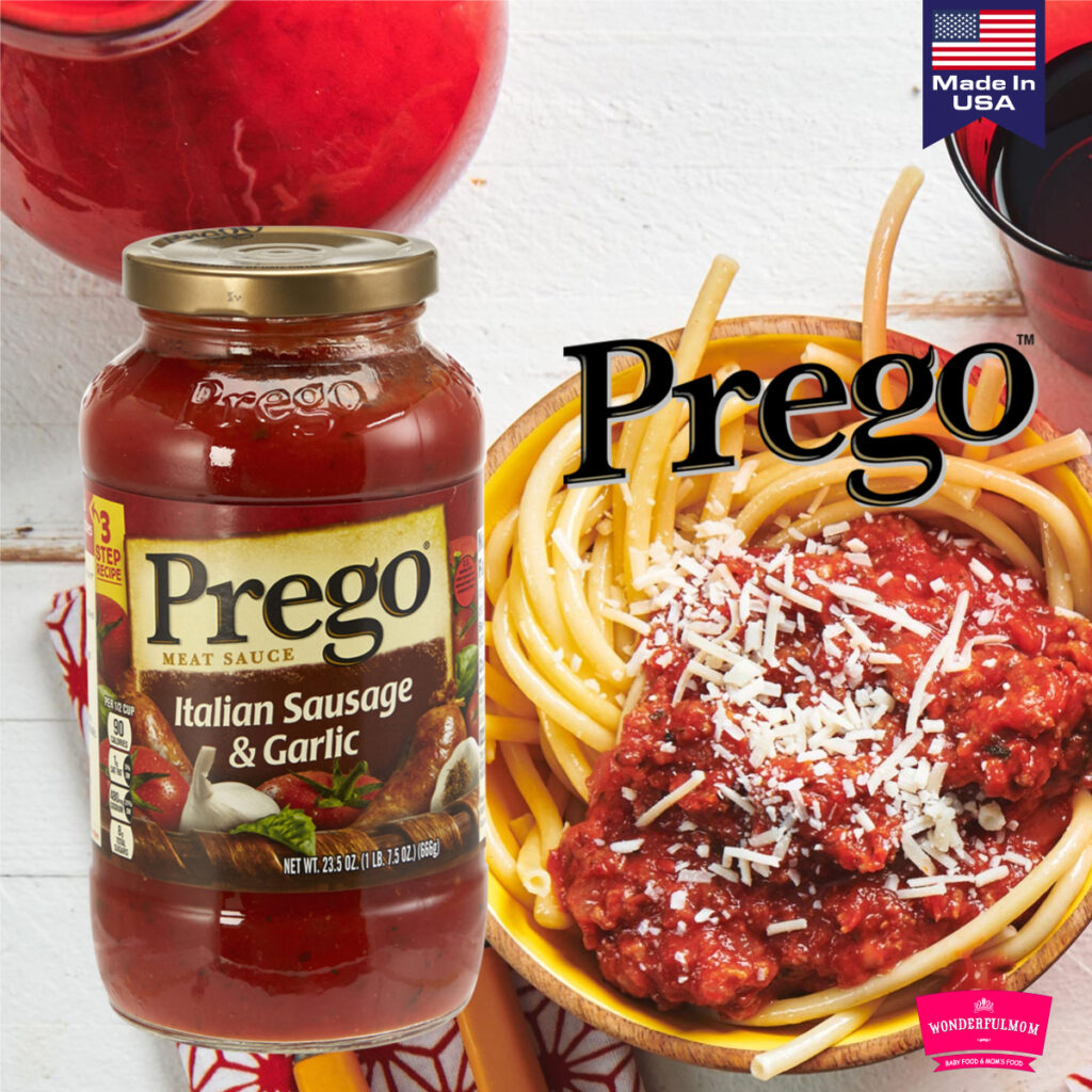 Prego Natural Italian Sausage And Garlic Italian Sauce Wonderfulmomlk