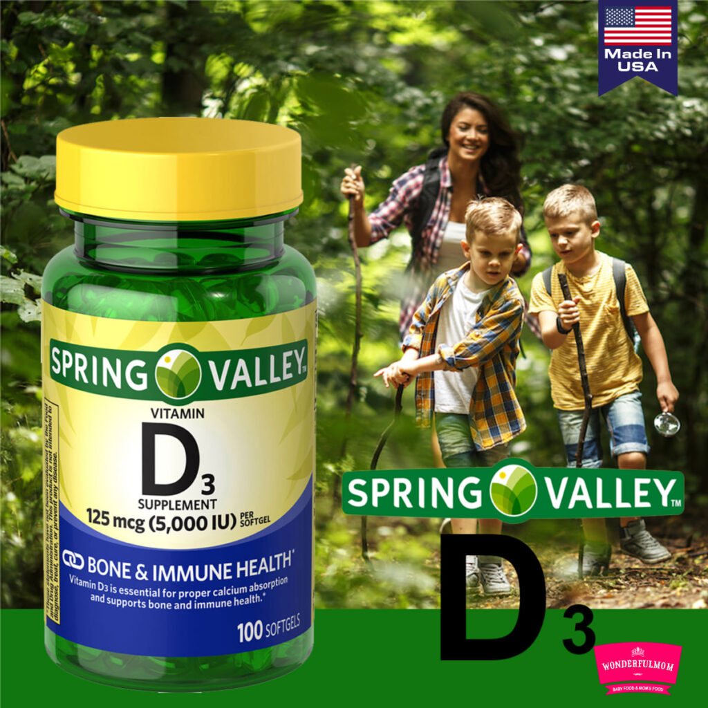 Spring Valley Vitamin D3 Wonderfulmom.lk