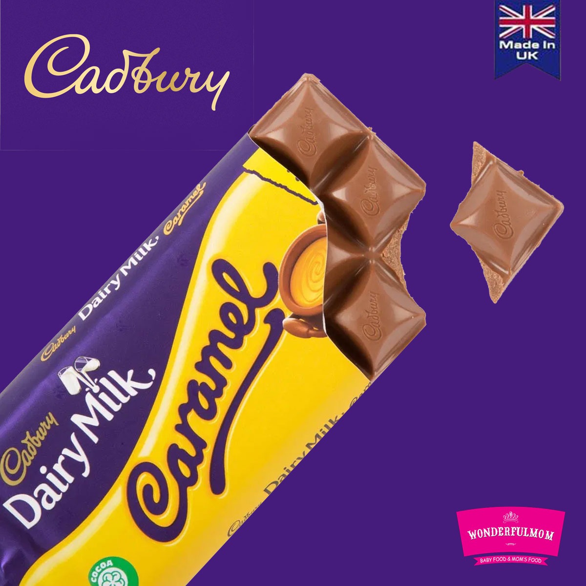 Cadbury Dairy Milk Caramel Chocolate Bar 120g - Tesco Groceries