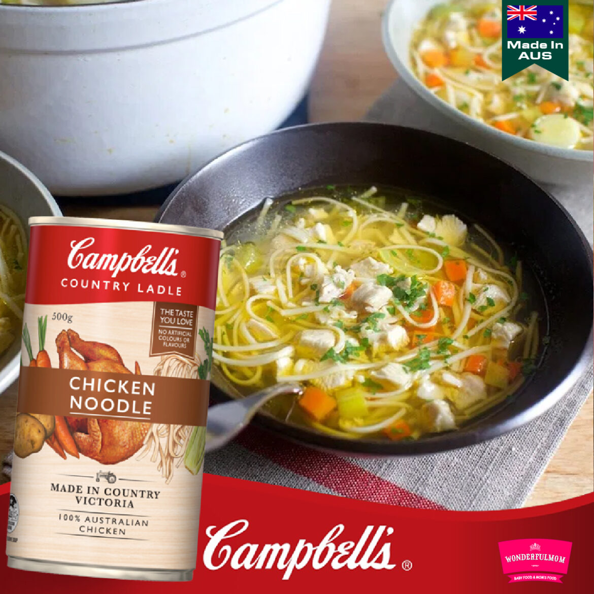 CAMPBELL'S - Chicken Noodles Soup - Wonderfulmom.lk