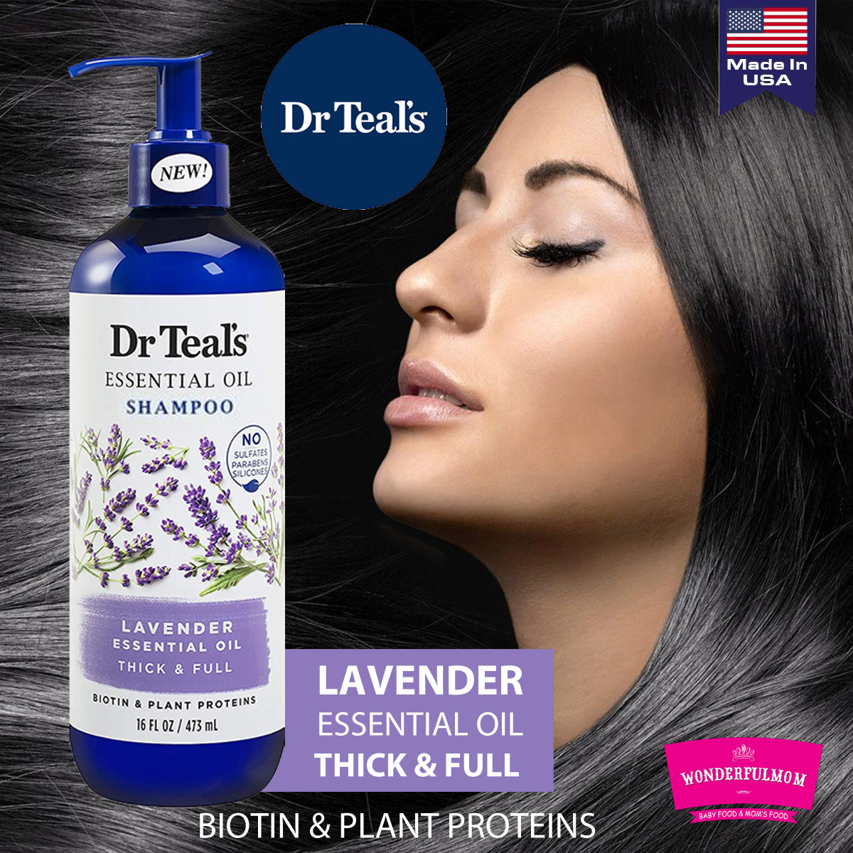 DR TEAL'S - Lavender Essential Oil Shampoo