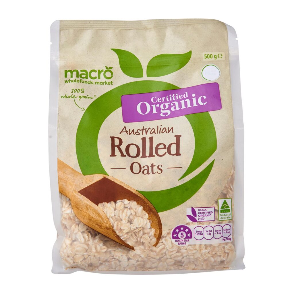 Macro Organic Rolled Oats 500g - Wonderfulmom.lk