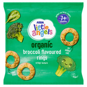 ASDA Little Angels Organic Broccoli Flavoured Rings 7+ Months
