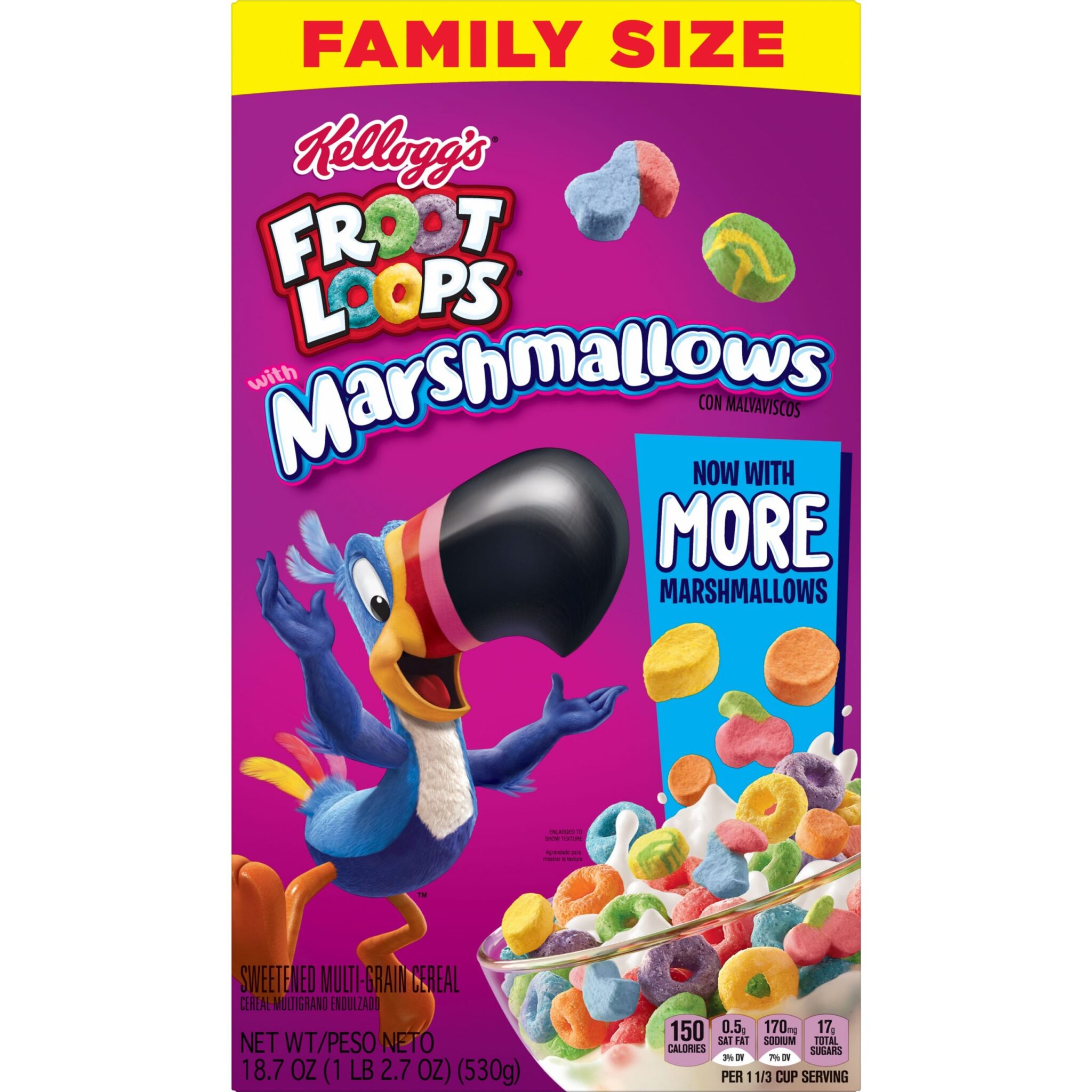 Kelloggs Froot Loops - Marshmallows - 530G - Wonderfulmom.lk