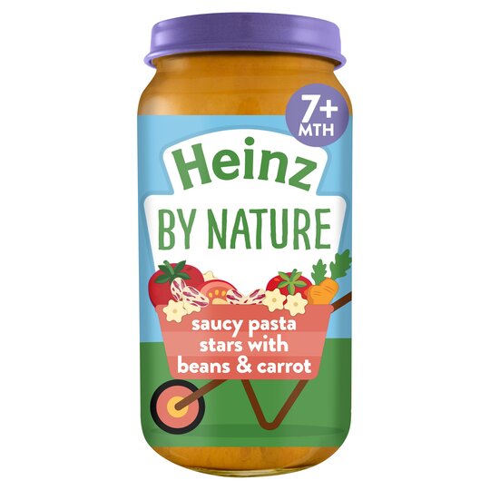 Heinz By Nature Pasta Star Beans & Carrot 7+Mth 200G