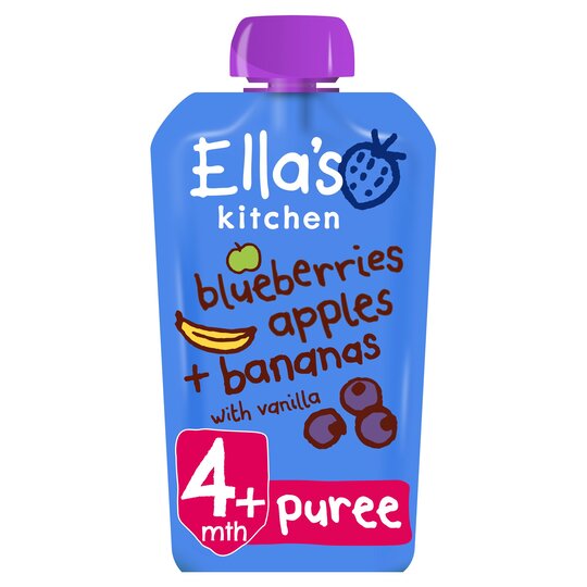 Ella's Kitchen Blueberry Apples Banana & Vanilla 120G