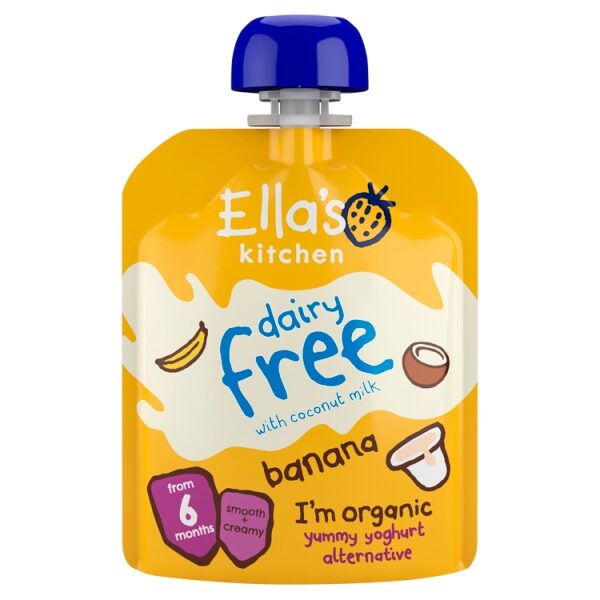 Ella's Kitchen Dairy Free with Coconut Milk Banana 90G