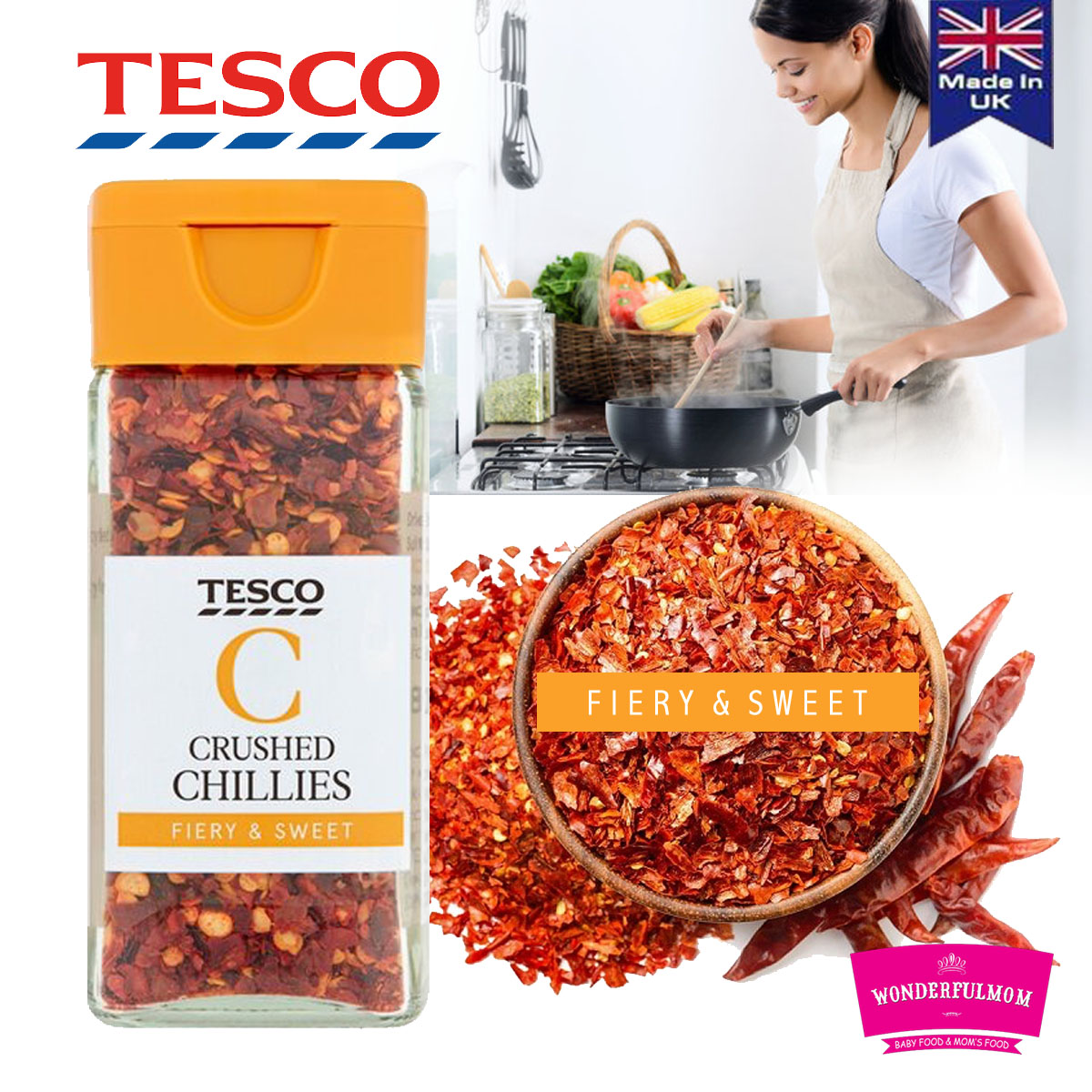 Crushed Chillies 28g -