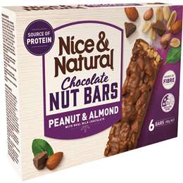 Nice & Natural Chocolate Nut Bar Peanut & Almond