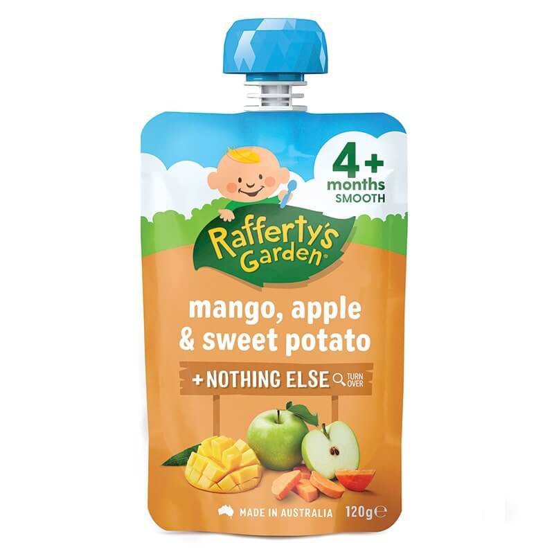 Rafferty's Garden Mango, Apple & Sweet Potato 4m+ 120g