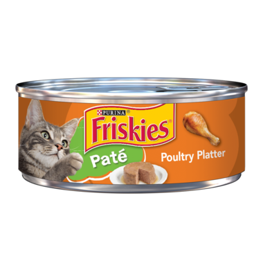 Purina Friskies Pate Poultry Platter Cat Food 156g