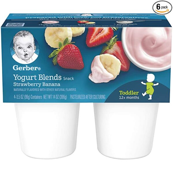 Gerber Yogurt Blends, Strawberry Banana