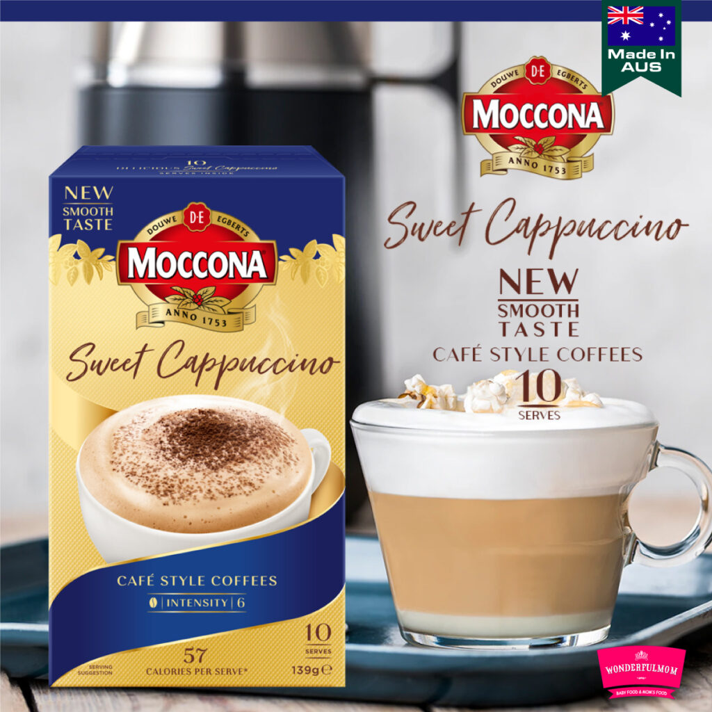 Moccona Sweet Cappuccino Coffee 139g - Wonderfulmom.lk