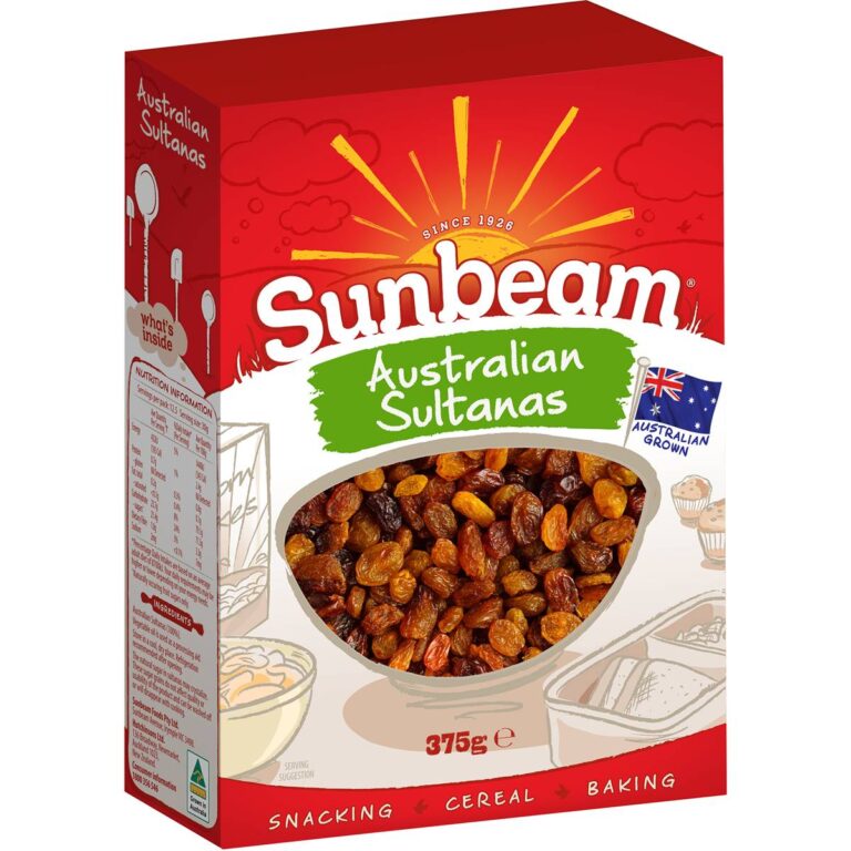 Sunbeam Australian Sultanas 375g Wonderfulmom.lk