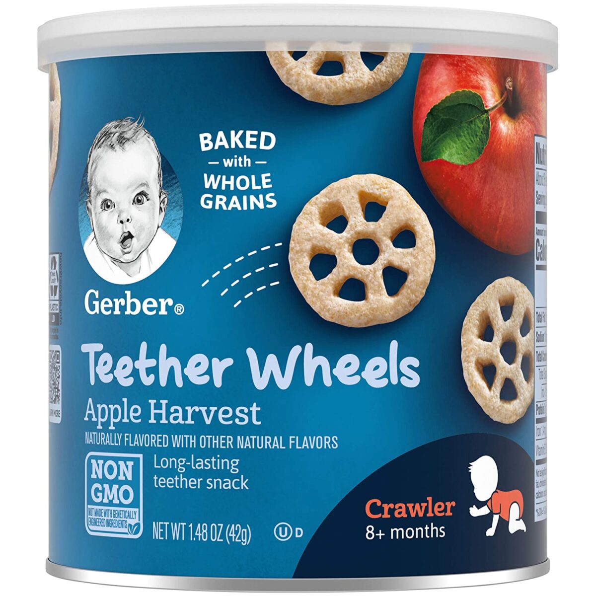 Gerber Teether Apple Harvest Wheels 42g