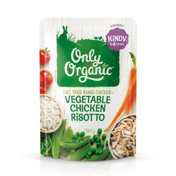 Only Organic Vegetable Chicken Risotto 220g